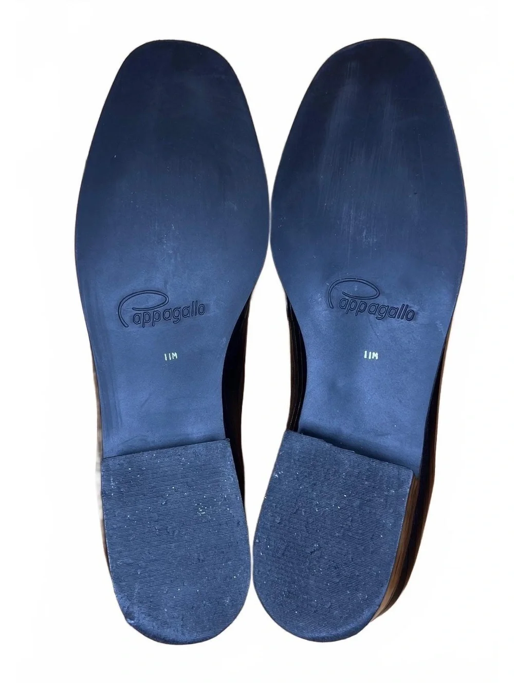 Cappagallo Black Leather Slip-On Loafers Size 11
